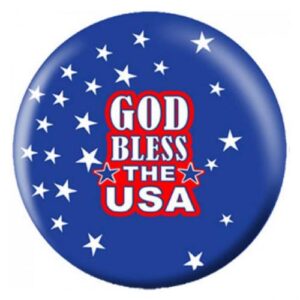 God Bless Usa Blue W  /  Stars Ball